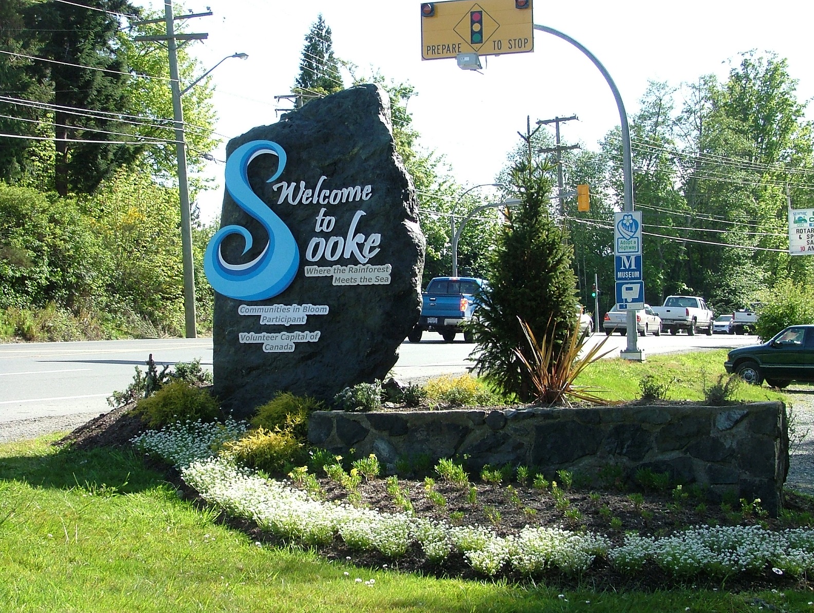 sooke bc welcome sign