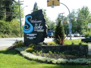 Sooke Village sign